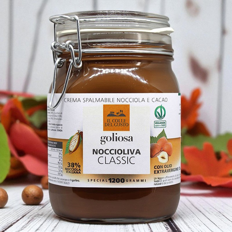 Noccioliva Classic vaso da 1200 grammi Noccioliva Classic vaso da 1200 grammi